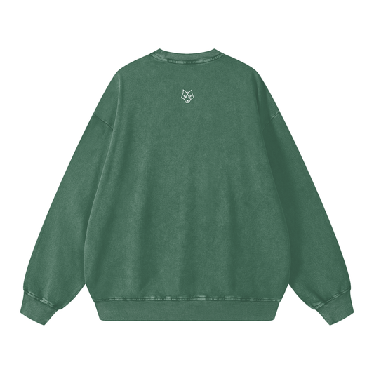 ACEWOLF® OVERSIZED SWEATSHIRT - GREEN