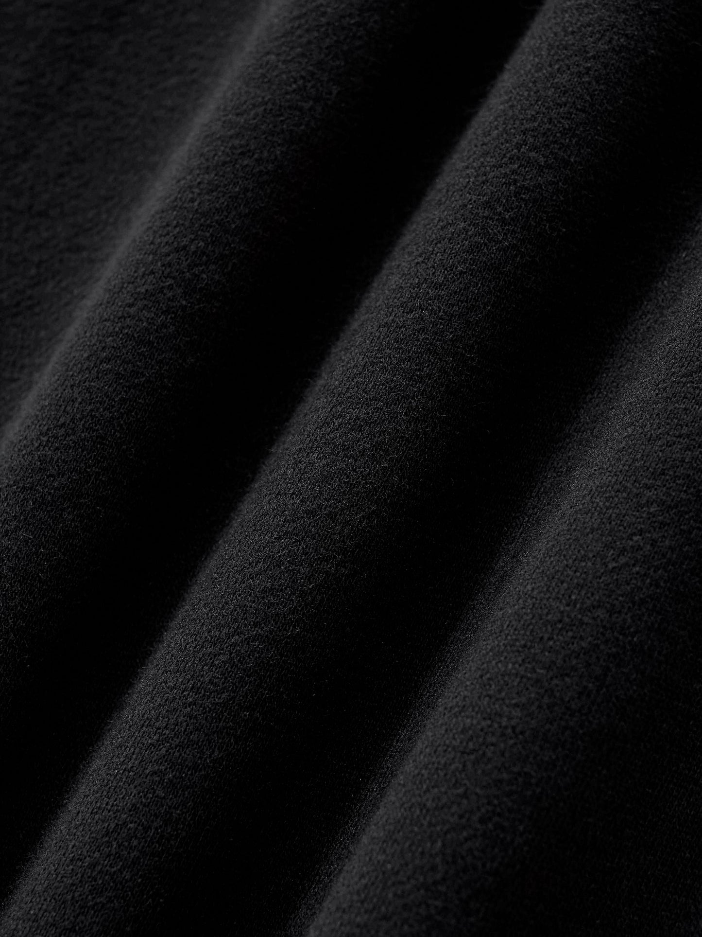 ACEWOLF® WOLFLINE DROP-SHOULDER HOODIE - BLACK