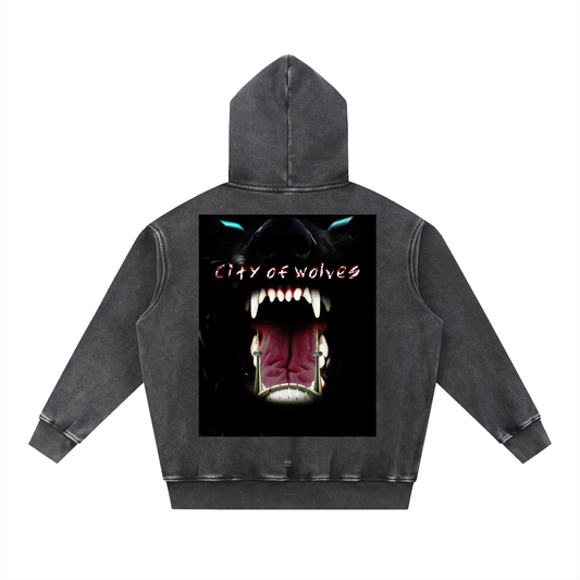 ACEWOLF® 'CITY OF WOLVES' OVERSIZED HOODIE