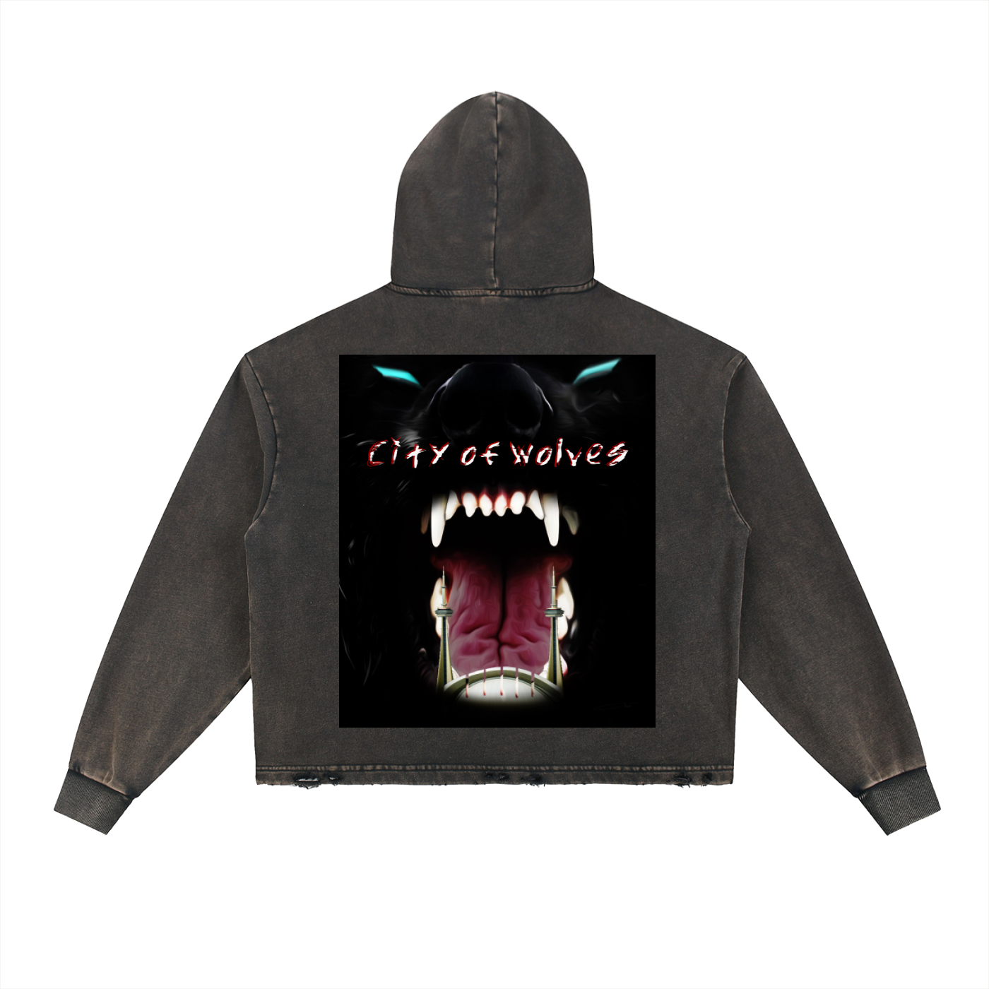 ACEWOLF® 'CITY OF WOLVES' HOODIE