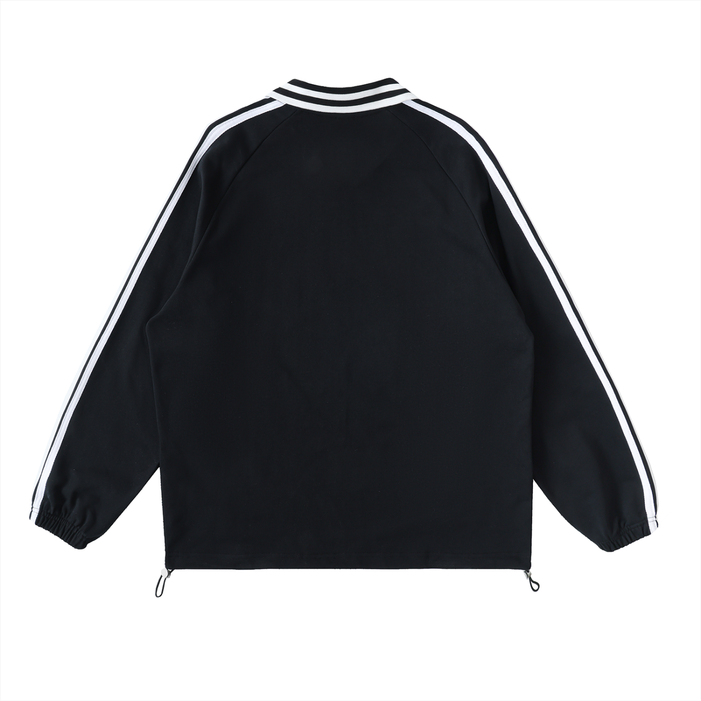 ACEWOLF®  Striped Lapel Collar Sweatshirt