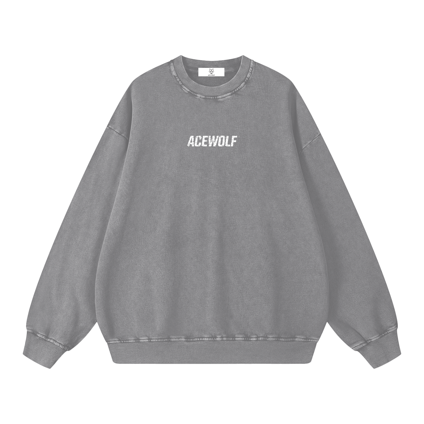 ACEWOLF® OVERSIZED SWEATSHIRT - GREY