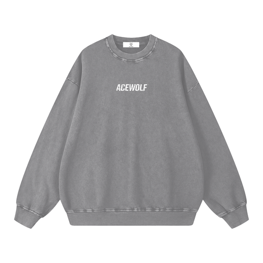 ACEWOLF® OVERSIZED SWEATSHIRT - GREY