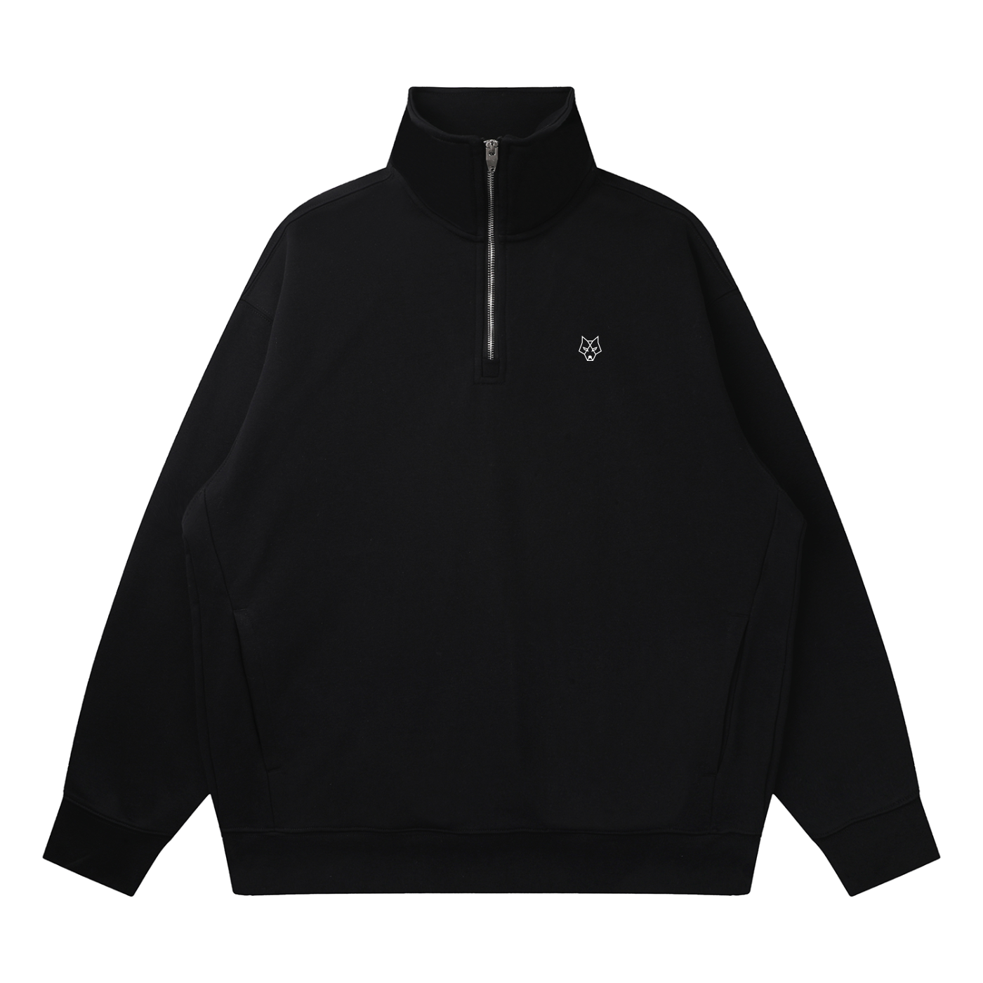 ACEWOLF®  Quarter-Zip Drop Shoulder Sweatshirt