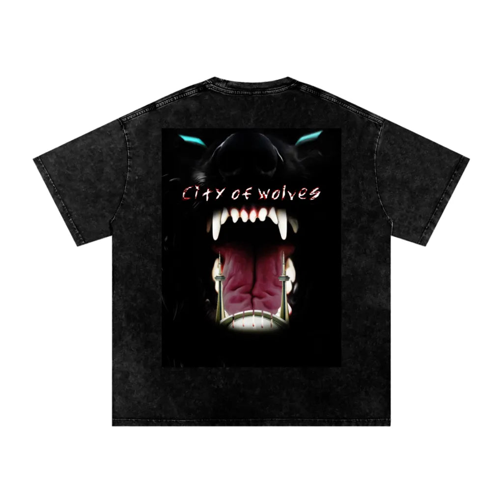 ACEWOLF® 'CITY OF WOLVES' OVERSIZED TEE