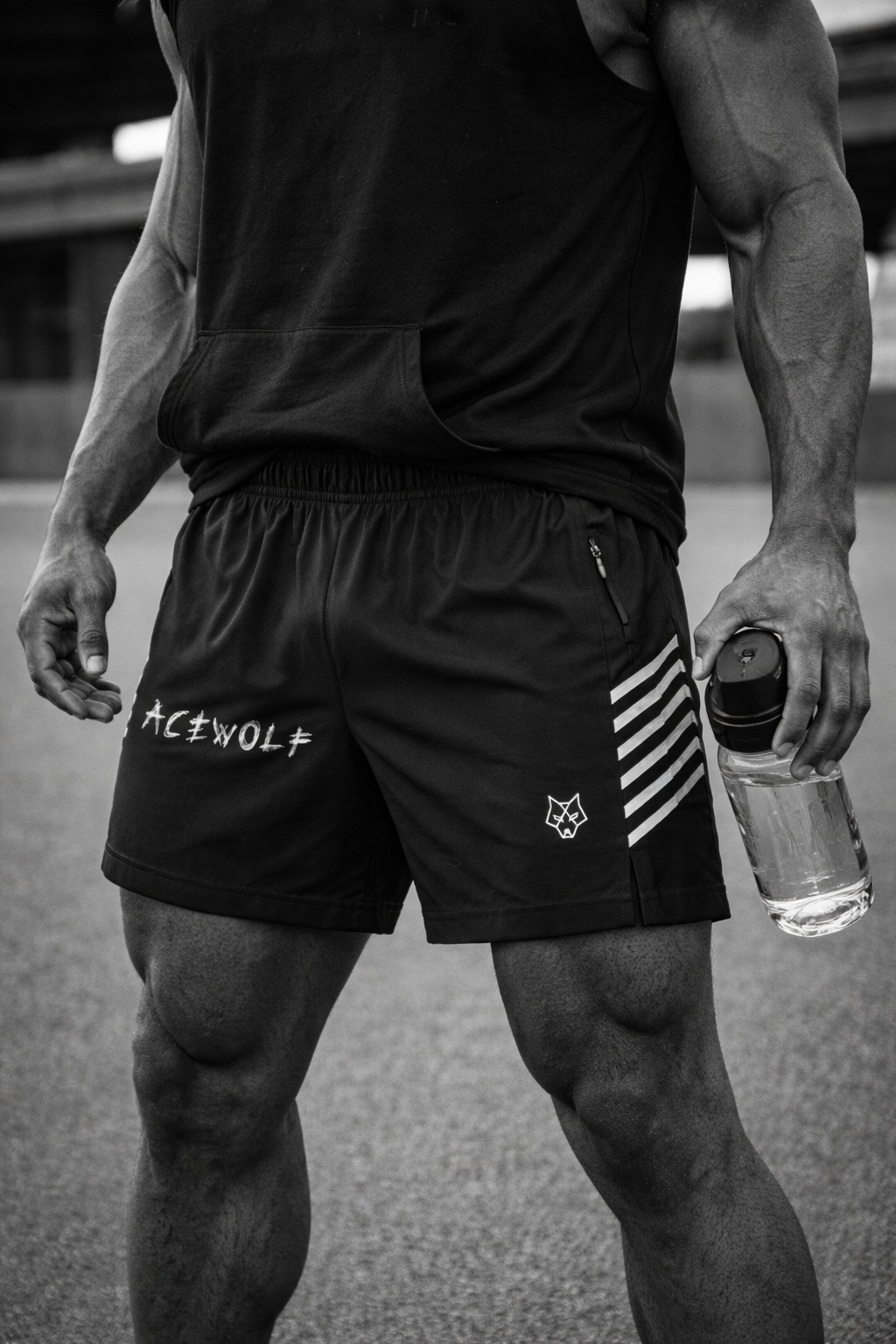 ACEWOLF® Side-Stripe Performance Shorts