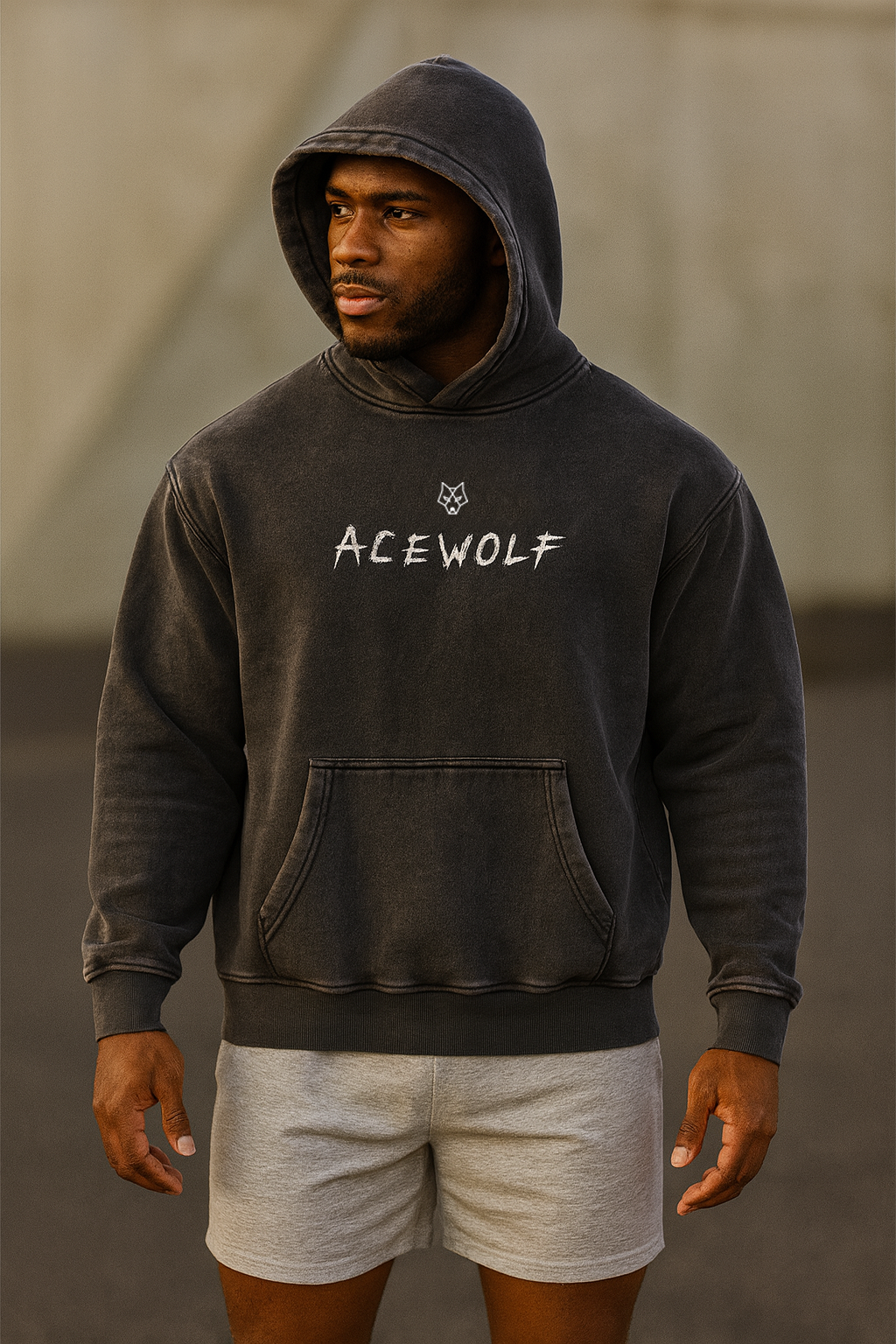 ACEWOLF® 'CITY OF WOLVES' OVERSIZED HOODIE