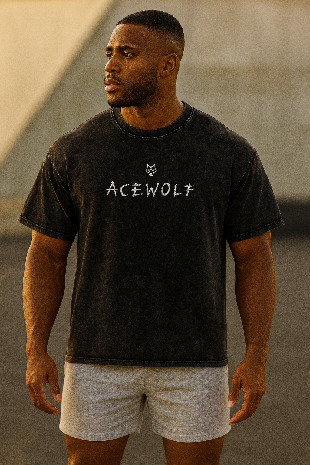 ACEWOLF® 'CITY OF WOLVES' OVERSIZED TEE