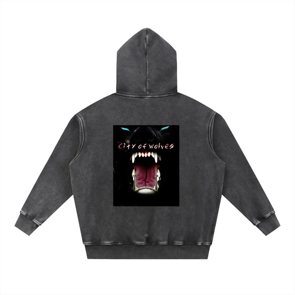 ACEWOLF® 'CITY OF WOLVES' OVERSIZED HOODIE