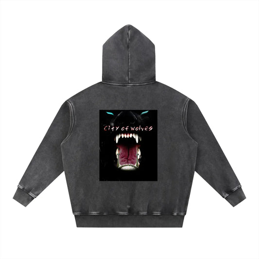 ACEWOLF® 'CITY OF WOLVES' OVERSIZED HOODIE