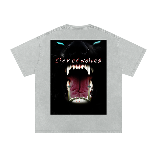 ACEWOLF® 'CITY OF WOLVES' OVERSIZED TEE