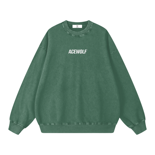ACEWOLF® OVERSIZED SWEATSHIRT - GREEN