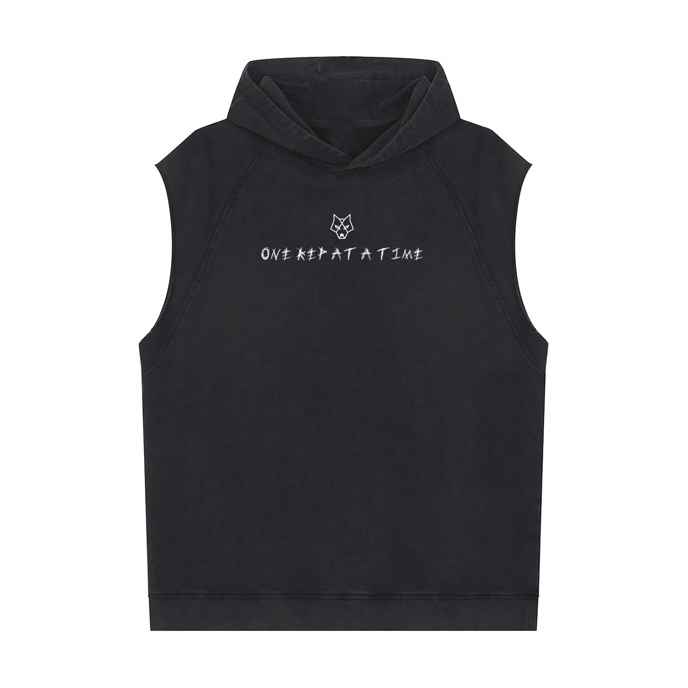 ACEWOLF® Washed Sleeveless Hoodie